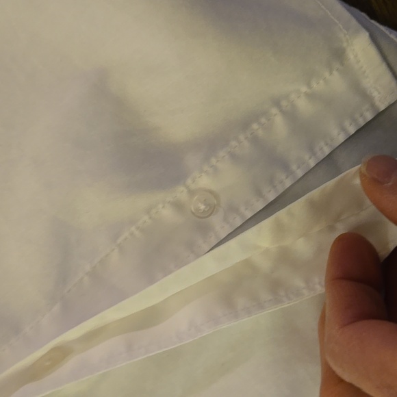 White House Black Market Lace Embellished Poplin Shirt - Picture 5 of 10